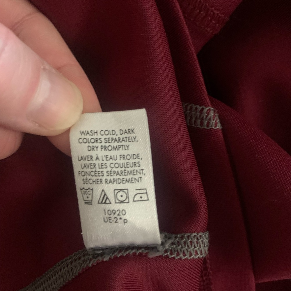 Calvin Klein Burgundy Pullover - Picture 9 of 10